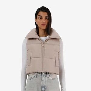 Apparis Beige puffer vest
